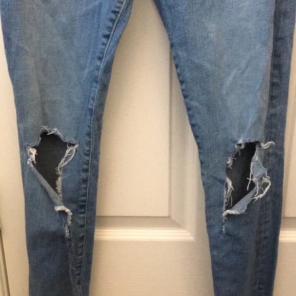 LADIES’ Adriano Goldschmied Distressed Farrah Skinny Ankle Denim Jeans 28 - Picture 3 of 16